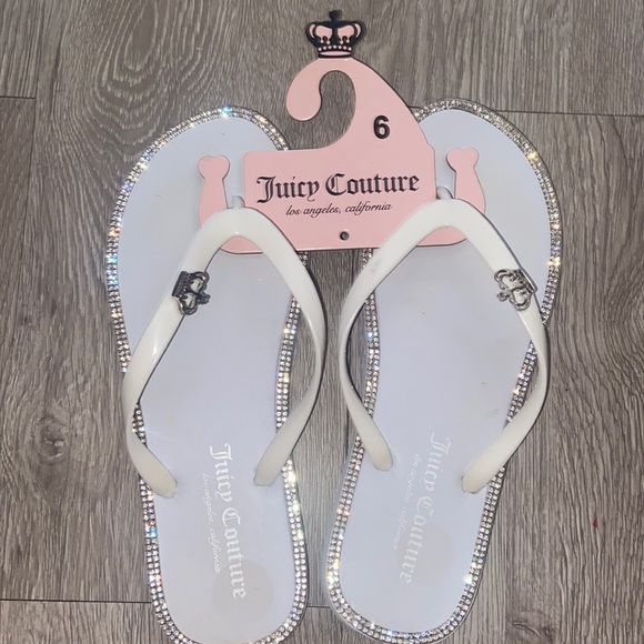 Juicy Couture Shoes - Juicy flip flops